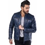 Batu Deri ErkekDeri Mont/ceket - XL - Lacivert