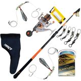 BAUER Confıanza 420CM 100-450GR Tele Surf+Alcaraz Makine 8+1 Bb 9000 Surf Set - Çok Renkli