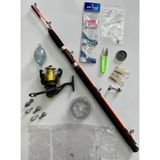 Bauer Makine 2 Parça Dolgu Uç Kamış Tekne Olta Seti