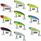 Bauer Zinc Metal 9 gr 5cm Vibrasyon Spin Maket Yem - Renkli