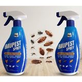 Baugen Bg Baupest Sprey 400 ml x 2 Alevlenir Sıvılar İçin Güçlü(Karasinek,Sivrisinek,Hamam Böceği,Pire, Kene, Tahtakurusu İçin Haşere İlacı)