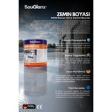 Bauglanz Mma Esaslı Ultra Zemin Boyası – Hızlı Kuruyan Beton, Garaj, Otopark ve Fabrika Boyası - 20 KG - Antrasit