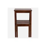 Bauhaus Ceviz 55 cm Kızaklı basamaklı Mutfak Tabure Merdiven