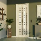 BAUHAUS Katlanır PVC Camlı Akordiyon Kapı Beyaz