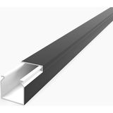Bauhaus Mutlusan 12X12MM Kablo Kanalı(Siyah) Sidem 10 metre