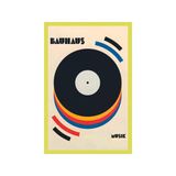Bauhaus Müzik Temalı Dekoratif Kartpostal Hediye Not Kartı 10X15 Cm
