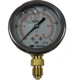 Baumer - 63Mm 16 Bar Gliserinli Manometre Alttan Bağlantılı
