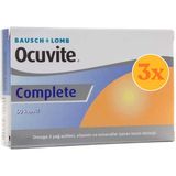 Bausch + Lomb Ocuvite Complete Balık Yağı 60 Kapsül - 3 Adet (Toplam 180 Kapsül) - Dezenfektan Hediyeli (%72 Alkol)