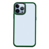 bause iPhone 11 Pro Max uyumlu HİBRİT TPU+PC Yarı Saydam ULTRASHOCK Kılıf - Koyu Yeşil