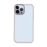 bause iPhone 11 Pro Max uyumlu HİBRİT TPU+PC Yarı Saydam ULTRASHOCK Kılıf - Kum Pembe