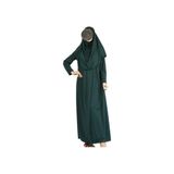 BAV Butik Ayvitrin Kadın Tesettür Tek Parça Namaz Elbisesi - Standart - Yeşil