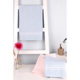 Baveno %100 Pamuk 3'lü 50X70 El Havlusu - 50 x 70 cm - Mavi