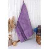 Baveno %100 Pamuk 50 x 70 El Havlusu - 50 x 70 cm - Mor