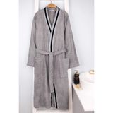 Baveno %100 Pamuk Kimono Bornoz - S - Renkli