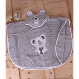 Baveno %100 Pamuk Yuvarlak Koala Çocuk Banyo&plaj Panço Havlu Gri Tek Ebat - Renkli