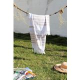 Baveno %100 Pamuklu 50x90 Peşkir Plaj Havlu Bej