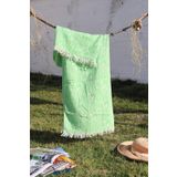 Baveno %100 Pamuklu 90x180 Peştemal Plaj Havlusu Balık Desen Jakarlı MİN T