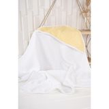 Baveno Home %100 Pamuk 75X75 cm Baskılı Başlıklı Bebek / Çocuk Kundak ve Battaniye - 75 x 75 cm - Açık Sarı