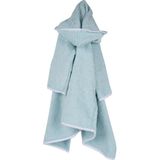 Baveno Home %100 Pamuk Kapüşonlu Bebek & Çocuk Bornozu Seti - Mint - 3 Yaş