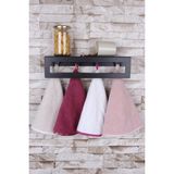 Baveno Pamuk 4'lü Karma Renkler Mutfak Havlusu - 30 x 30 cm - Renkli