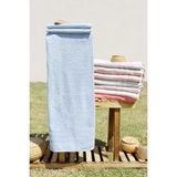 Baveno Pamuk Renkli 70X140 Banyo Havlusu - 70 x 140 cm - Mavi