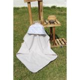 Baveno Pamuk Yıldız Desenli 75 x 75 Bebek Kundak