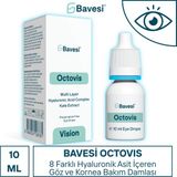 Bavesi Octovis Kedi, Köpek ve Atlara Özel Çok Katmanlı Hyaluronik Asit Içeren Göz ve Kornea Bakım Damlası 10 ml