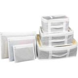 Bavul Içi Düzenleyici Valiz Organizer 6 Lı Set - Çizgili - 38 - 40 - 1 Adet