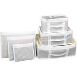 Bavul Içi Düzenleyici Valiz Organizer 6 Lı Set - Çizgili Midastech
