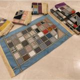 Baw Company Kırkyama Patchwork Astarlı Kadife Çeyizlik Hediyelik Seccade Karışık 5 Adet - Çok Renkli - 120 x 80 cm
