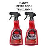 baxxe 2 Adet Trax Demir Tozu Temizleyici Yüksek Kaliteli Jant Kaput Gövde Temizleyici Sprey 500 Ml
