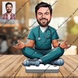 Bay Doktor 3d Ahşap Biblo,sevgiliye Hediye,doğum Günü Hediyesi
