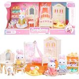 Bay Dreamy Mini Tavşan 6717 Büyük Yatak Odası Takımı Oyun Seti 3+