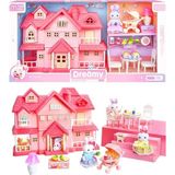 Bay Dreamy Mini Tavşan 6718 Büyük Villa Oyun Seti 3+ - renkli