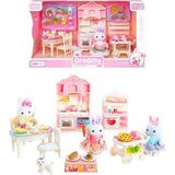 Bay Dreamy Mini Tavşan 6719 Büyük Mutfak Oyun Evi Seti 3+