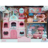Bay Dreamy Mini Tavşan Kale Oyun Seti Kız Çocuklar İçin Eğlenceli Karakter Temalı Hediyelik