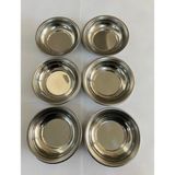 Bay Dursan Baydursan Paslanmaz Çelik Yemek Tabağı Kalın Parlak Çelik 20 cm (No.5) 6 Lı Paket