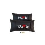 BAY E COLLECTİON Şahin Tofaş Deri 2adet Oto Koltuk Boyun Yastığı Araba Araç Koltuk Yastık