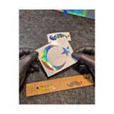 Bay Etiket HLG25V2 Hologram Ay Yıldız Etiketi