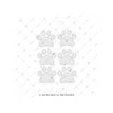 Bay Etiket Rfhlm19 Reflektif Kedi Patisi Izi Sticker Seti 4 Adet