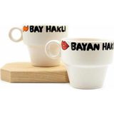 Bay Haklı & Bayan Haklı 2'li Espresso Bardak Seti - Hediye Seramik Fincan - 1 Adet