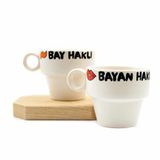 Bay Haklı & Bayan Haklı 2'li Espresso Bardak Seti - Hediye Seramik Fincan