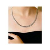 Bay Hediye Balık Sırtı Çelik Erkek Yada Kadın Unisex Zincir Trend Kolye 65 Cm-8 Mm