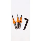 BAY-TEC Havşa Matkap Ucu 3 Adet 3 mm 3,5mm 4 mm Profesyonel Hss