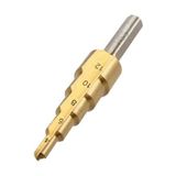 Bay-Tec Kademeli Matkap Ucu 4-12 Mm Sarı Titanyum Kaplama Uzun Ömürlü 1 Adet