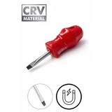 Bay-Tec Mıknatıslı Düz Tornavida 6X38 Mm Crv Çelik Kısa Topaç Tornavida – Mk4487 Mini Pratik El Aleti