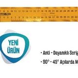 Bay-Tec MK0391 Sarı Gönye 300 mm Sarı Gönye