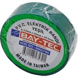 Bay-Tec MK0790 Elektrik Bandı Yeşil 18MM 10YARDS (10'lu Paket) - Yeşil