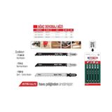 Bay-Tec MK2311 T144D 5'li Ağaç Dekupaj Ağzı