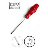 Bay-Tec Mk4461 3X80 Mm Mıknatıslı Düz Tornavida - Crv Çelik , Kaymaz Sap